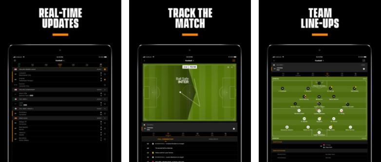 Livescore Football là phần mềm xem bóng đá trực tuyến trên iOS