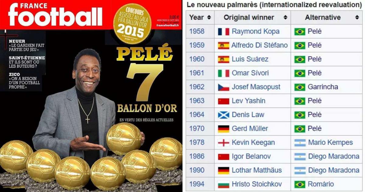 Vua bóng đá Pele có bao nhiêu quả bóng vàng trong sự nghiệp?